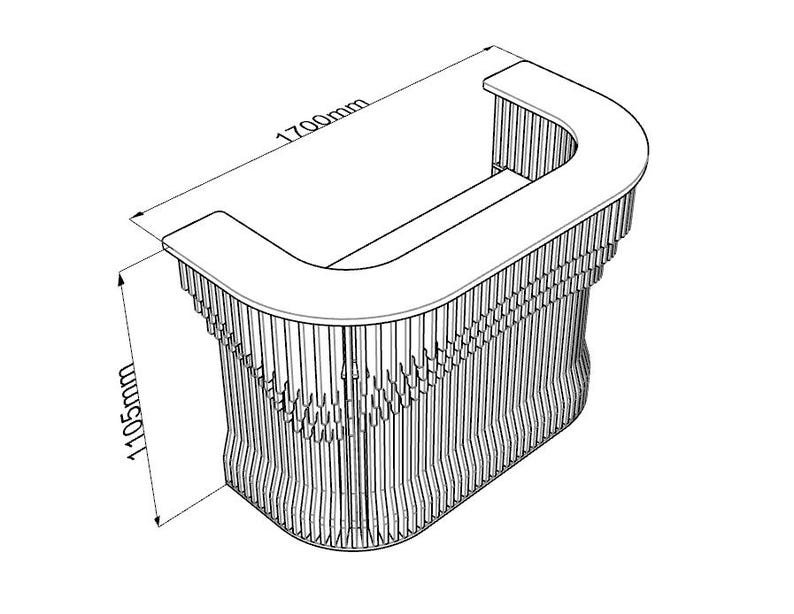 Crest Reception Desk - Image 4